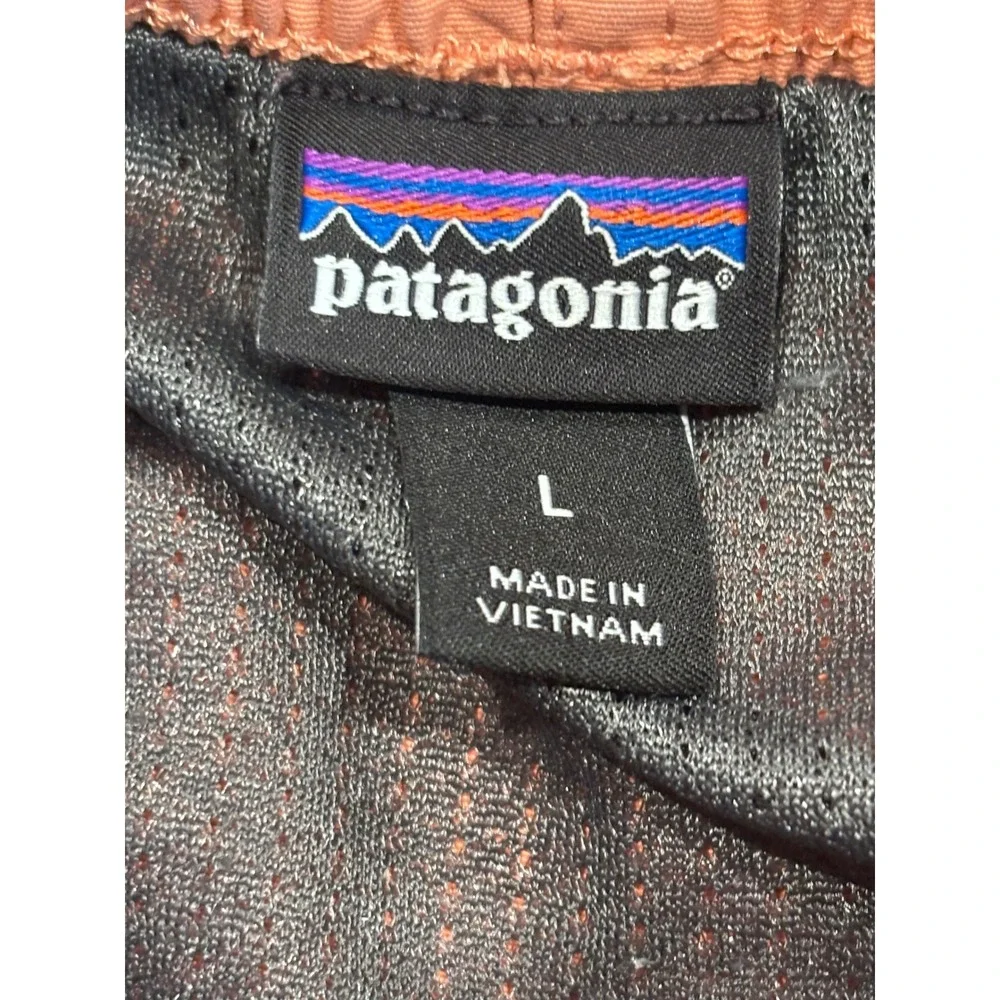 Patagonia Kids Large Baggies Shorts Salmon Coral Mesh Liner Swim Trunks Gorpcore